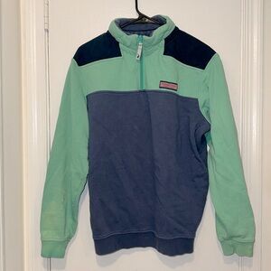 Viney Vines Color Block Shep Shirt Men’s Pullover Size Small